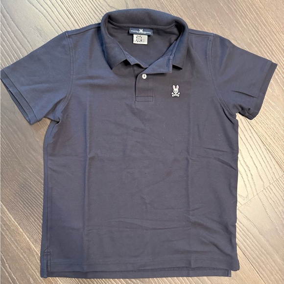 Psycho Bunny Charcoal Polo with Iconic Logo size 3 - Picture 1 of 4